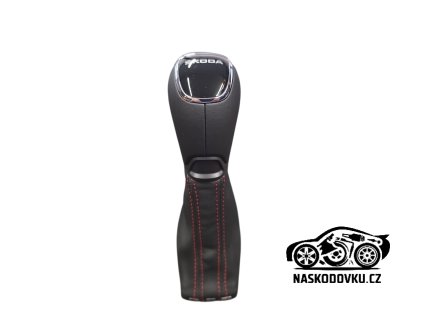 Rukojeť řadící páky s manžetou , řadička DSG pro Škoda Fabia III , Fabia 3 , 6V1713123AD LFT ,  6V1 713 123 AD LFT