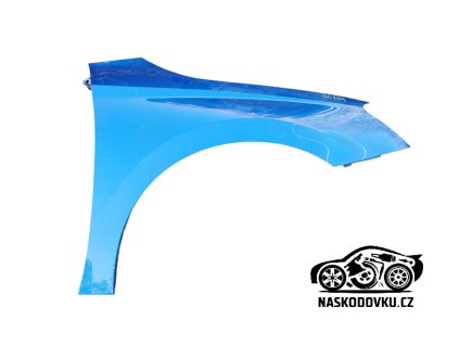 Blatník přední , pravá strana , barva modrá Škoda Fabia IV , Fabia 4 ,  6VA821106 , 6VA 821 106 