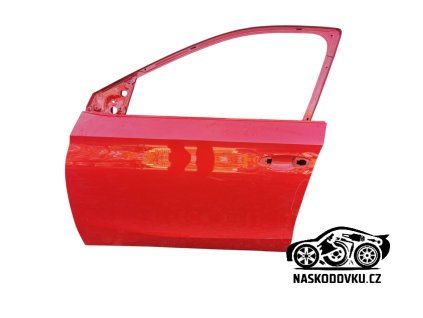 Přední levé dveře , barva červená , Škoda Fabia IV , Fabia 4 , 6VA831051 , 6VA831051