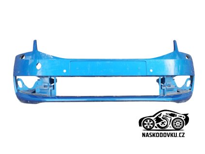 Nárazník přední , kryt předního nárazníku  , barva modrá , Škoda Octavia III facelift , Octavia 3 facelift , 5E0807221N , 5E0 807 221 N