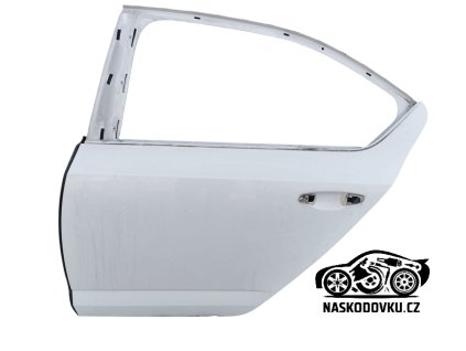 Zadní levé dveře , barva bílá , top stav , Škoda Octavia 3 liftback , Octavia III liftback 5E5833055B , 5E5 833 055 B