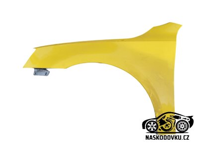 Levý přední blatník  , barva stříbrná , žlutá folie Škoda Octavia III , Octavia 3 ,5E0821105B , 5E0 821 105 B