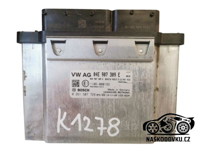 Řídící jednotka motoru Škoda OCtavia III , Octavia 3 , 1.4 TSi , CNG , CPWA , 04E907309E , 04E 907 309 E