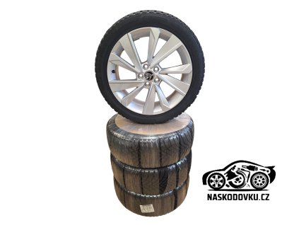 Sada zimních kol pro Škoda Fabia IV , Fabia 4 , 7.0Jx17 ET51 se zimními pneumatikami HANHOOK WINTER , I CEPT RS3 , 21555 R17 91V 