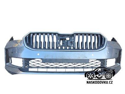 Nárazník přední , kryt předního nárazníku , barva grafitová Škoda Superb IV , Superb 4 , 3P0807221 , 3P0 807 221