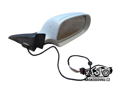 Zpětné zrcátko pravé 6PIN , bez osvětlení nástupního prostoru , strana pravá spolujezdce pro Škoda Superb II , Superb 2 , 6 PIN