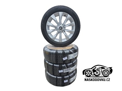 Sada zimních kol pro Škoda Superb IV , Superb 4 , se zimními pneumatikami BRIDGESTONE BLIZZAK 6 , 21555 R17 98V XL , (DOT1925)