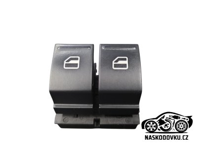 Spínač pro elektrické otevírání oken Škoda Fabia II , Fabia 2 , Roomster , Octavia II , 1Z0959858 , 1Z0 959 858