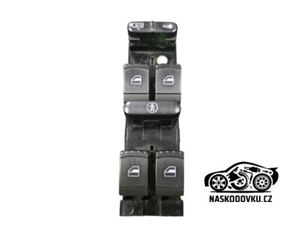 Spínač pro elektrické ovládání oken Škoda Fabia  , Octavia  , Superb 1J4959857A , 1J4 959 857 A