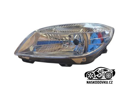 Přední halogenový světlomet , světlo přední levé H4 pro Škoda Fabia II facelift , Fabia 2 facelift , Roomster facelift  5J1941017C , 5J1 941 017 C