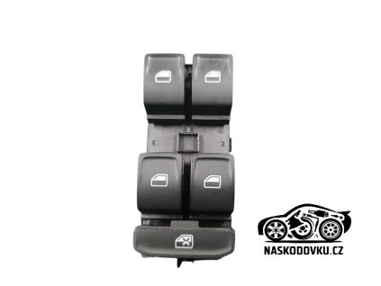 Spínač pro elektrické otevírání oken Škoda Rapid , 5JB959857 , 5JB 959 857 , 5JB959857 WHS