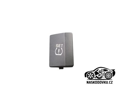 Spínač , tlačítko SET , tlačítko pro kontrolní systém tlaku pneumatik pro Škoda Superb II , Superb 2 , 3T0927127B , 3T0 927 127 B , 3T0927127B WHS