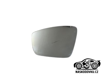 Sklo zpětného zrcátka, levé Škoda Fabia III , Fabia 3 , Rapid , 5JA857521B , 5JA 857 521 B  , 5JA857521C , 5JA 857 521 C , Číslo položky: K1291