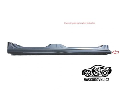 Výřezový díl - práh pravý , Škoda Rapid 5JJ809606E , 5JJ 809 606 E , Číslo položky: K1962