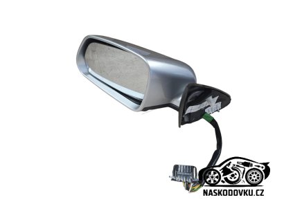 Zpětné zrcátko levé elektrické , vyhřívané Škoda Octavia II  , Octavia 2 barva stříbrná nové , Číslo položky: K2074 , Volejte: 607475747