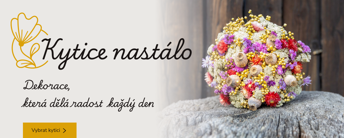 Kytice na stálo, dekorace, která dělá radost každý den - Vybrat kytici