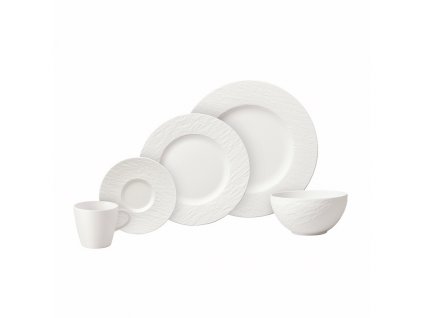 Villeroy&Boch Manufacture Rock blanc 20-dielny set