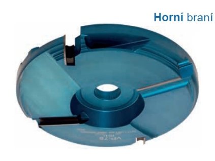 Fréza na výplně dveří VP-75 D210x35x30 kompletní, vlna HSS horní braní
