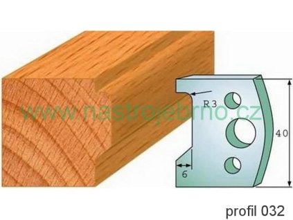 Omezovač profilových nožů 032 PILANA