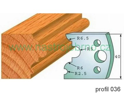 Omezovač profilových nožů 036 PILANA