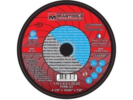 Řezný kotouč FLEX OCEL 230x 2,5-22,2 MABTOOLS