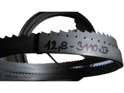 Pilový pás na dřevo bimetal 3175x27x0,9 t=12,8 2 zuby KMENOVÝ