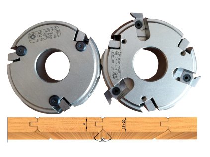 Fréza na palubky OMAS 425 D144 B20 d40 Typ 7 SADA