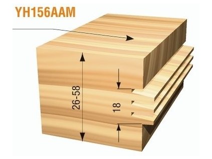 Fréza spárovací minicink LIGHT D125 B60 t10 d30