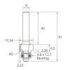 Stopková rádiusová fréza M138-02081 006