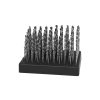 Sada vrtáků 91-dílná 1-10 mm DIN 338 vybrušované v plastovém stojánku