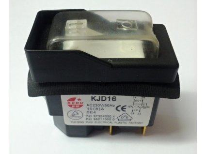 Vypínač stolních a stolových pil a dalších stavebních strojů KJD16