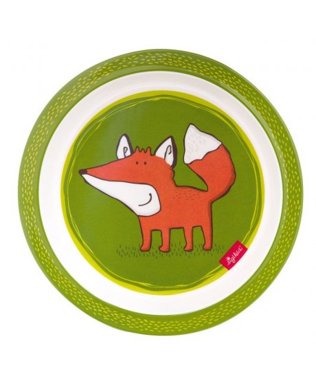 MELAMIN baby TALÍŘEK liška FOREST FOX (21,5 cm)