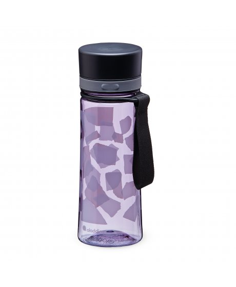 ALADDIN Aveo láhev na vodu 350 ml Violet Purple Print