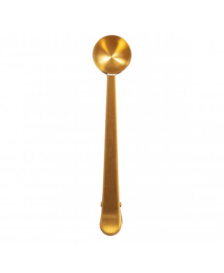 WIN003 B Brass Coffee Scoop Clip