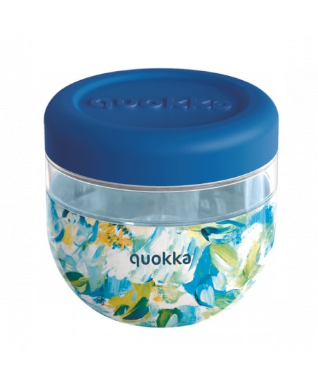 doza na potraviny bubble quokka 770 ml blue peonies