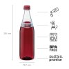 ALADDIN Fresco Twist & Go plastová láhev na vodu s dvojitým uzávěrem 700 ml Burgundy Red