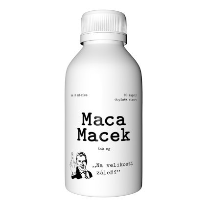 Maca Macek - doplněk stravy v kapslích - Nasypanej.cz
