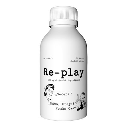 Re-play - doplněk stravy v kapslích - Nasypanej.cz