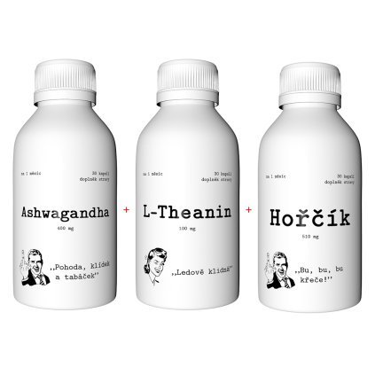 Klidná hlava - balíček doplňků stravy v kapslích - Nasypanej.cz