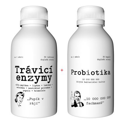 Břicho v pohodě - balíček doplňků stravy v kapslích - Nasypanej.cz