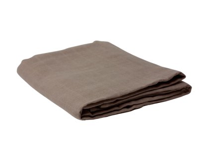 Organic Muslin Swaddle 120 120 brown