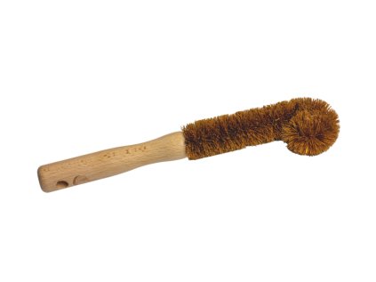 Coconut fibre brush for glasses and cups