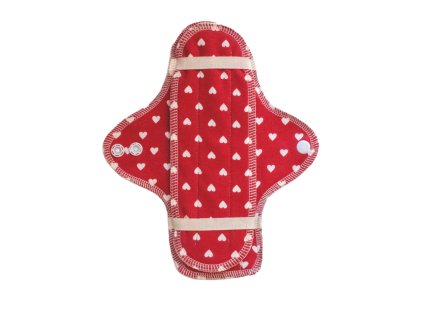 Moon pads midi Red Hearts string + booster - látková vložka