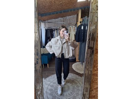 Koženková bundička