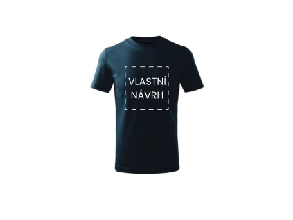 Dětské tmavě modré tričko