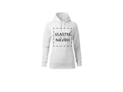 Dámská bílá mikina