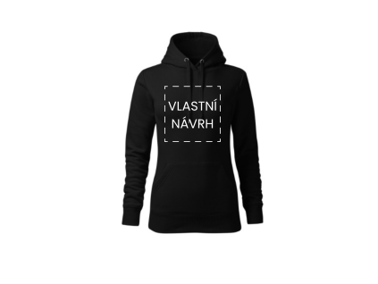 Dámská černá mikina
