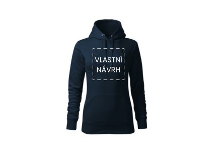 Dámská tmavě modrá mikina