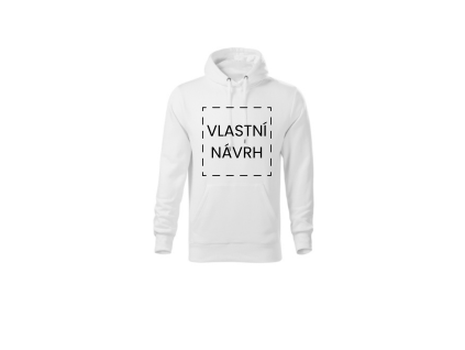 Pánská bílá mikina