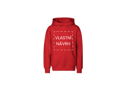 Dětská červená mikina